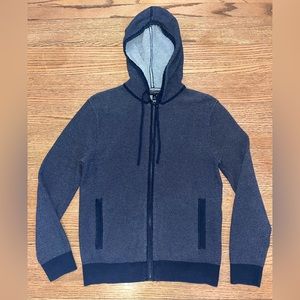 Banana Republic Navy Full-Zip Sweater